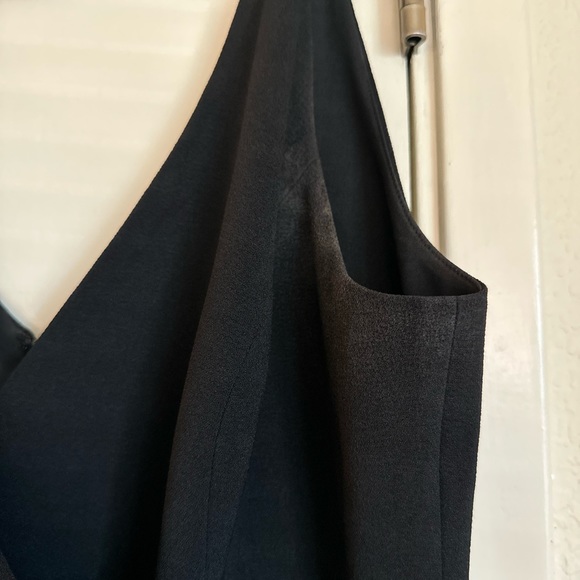 Black Dress the Population Ruched Side Slit Gown XXL - Picture 5 of 8